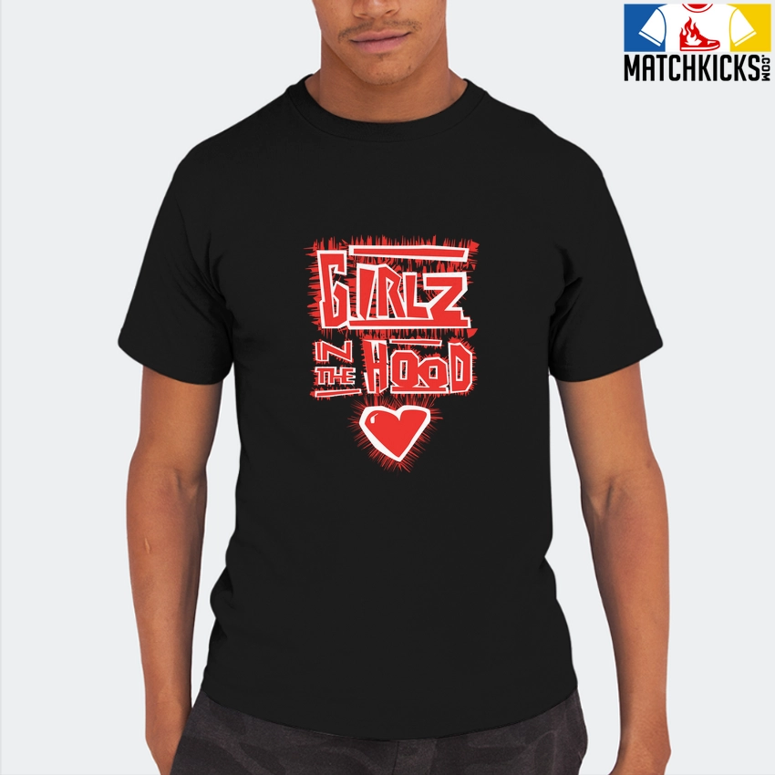 T-Shirt - Nike Dunk Low EMB NBA 75th Anniversary Chicago - Sneaker-Matching T-Shirt (Girlz In The Hood) 5 T-Shirt - Nike Dunk Low EMB NBA 75th Anniversary Chicago - Sneaker-Matching T-Shirt (Girlz In The Hood) - Image 3