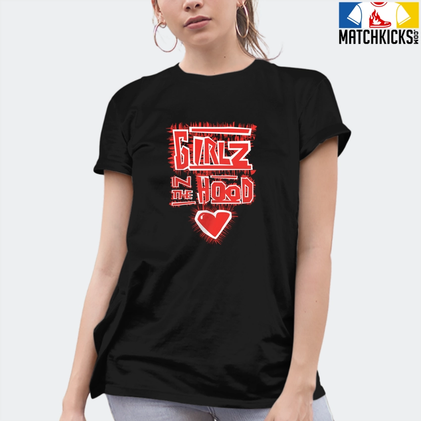 T-Shirt - Nike Dunk Low EMB NBA 75th Anniversary Chicago - Sneaker-Matching T-Shirt (Girlz In The Hood) 9 T-Shirt - Nike Dunk Low EMB NBA 75th Anniversary Chicago - Sneaker-Matching T-Shirt (Girlz In The Hood) - Image 7