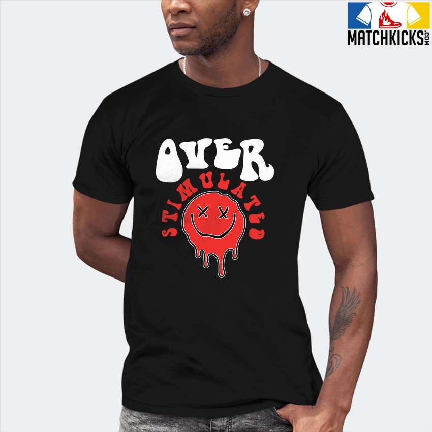 T-Shirt - Nike Dunk Low EMB NBA 75th Anniversary Chicago - Sneaker-Matching T-Shirt (Over Stimulated) 7 T-Shirt - Nike Dunk Low EMB NBA 75th Anniversary Chicago - Sneaker-Matching T-Shirt (Over Stimulated) - Image 5