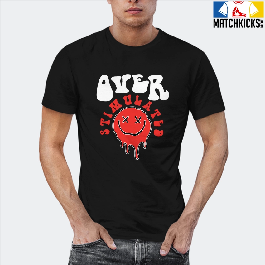 T-Shirt - Nike Dunk Low EMB NBA 75th Anniversary Chicago - Sneaker-Matching T-Shirt (Over Stimulated) 12 T-Shirt - Nike Dunk Low EMB NBA 75th Anniversary Chicago - Sneaker-Matching T-Shirt (Over Stimulated) - Image 10