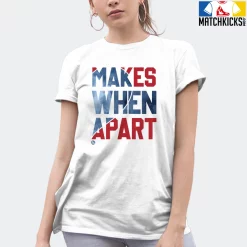 T-Shirt - Nike Dunk High Washed Denim Pack - Sneaker-Matching T-Shirt (Makes Sense Heart Right) -Nike Dunk shop online mockupGenerator 266