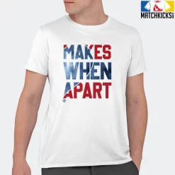 T-Shirt - Nike Dunk High Washed Denim Pack - Sneaker-Matching T-Shirt (Makes Sense Heart Right) -Nike Dunk shop online mockupGenerator 267