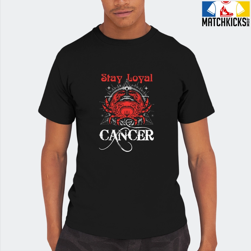 T-Shirt - Nike Dunk Low EMB NBA 75th Anniversary Chicago - Sneaker-Matching T-Shirt (Cancer Stay Loyal) 8 T-Shirt - Nike Dunk Low EMB NBA 75th Anniversary Chicago - Sneaker-Matching T-Shirt (Cancer Stay Loyal) - Image 6