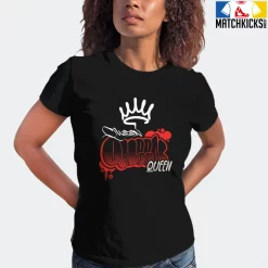 T-Shirt - Nike Dunk Low EMB NBA 75th Anniversary Chicago - Sneaker-Matching T-Shirt (QUEEN GRAF) -Nike Dunk shop online mockupGenerator 2677