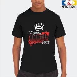 T-Shirt - Nike Dunk Low EMB NBA 75th Anniversary Chicago - Sneaker-Matching T-Shirt (QUEEN GRAF) -Nike Dunk shop online mockupGenerator 2679