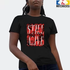 T-Shirt - Nike Dunk Low EMB NBA 75th Anniversary Chicago - Sneaker-Matching T-Shirt (STILL ALIVE) -Nike Dunk shop online mockupGenerator 2694