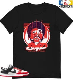 T-Shirt - Nike Dunk Low EMB NBA 75th Anniversary Chicago - Sneaker-Matching T-Shirt (Bad)