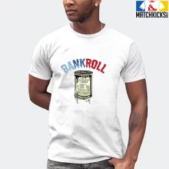 T-Shirt - Nike Dunk High Washed Denim Pack - Sneaker-Matching T-Shirt (BANKROLL) -Nike Dunk shop online mockupGenerator 272