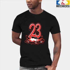 T-Shirt - Nike Dunk Low EMB NBA 75th Anniversary Chicago - Sneaker-Matching T-Shirt (23 Splashing) -Nike Dunk shop online mockupGenerator 2723