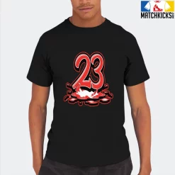 T-Shirt - Nike Dunk Low EMB NBA 75th Anniversary Chicago - Sneaker-Matching T-Shirt (23 Splashing) -Nike Dunk shop online mockupGenerator 2724