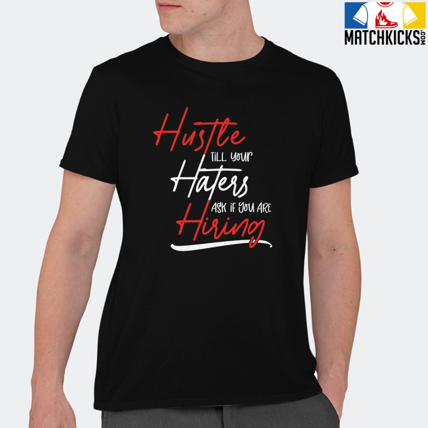 T-Shirt - Nike Dunk Low EMB NBA 75th Anniversary Chicago - Sneaker-Matching T-Shirt (HUSTLE TILL YOUR HATERS ASK) 11 T-Shirt - Nike Dunk Low EMB NBA 75th Anniversary Chicago - Sneaker-Matching T-Shirt (HUSTLE TILL YOUR HATERS ASK) - Image 9
