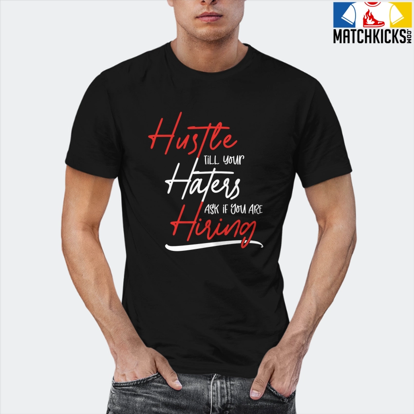T-Shirt - Nike Dunk Low EMB NBA 75th Anniversary Chicago - Sneaker-Matching T-Shirt (HUSTLE TILL YOUR HATERS ASK) 12 T-Shirt - Nike Dunk Low EMB NBA 75th Anniversary Chicago - Sneaker-Matching T-Shirt (HUSTLE TILL YOUR HATERS ASK) - Image 10