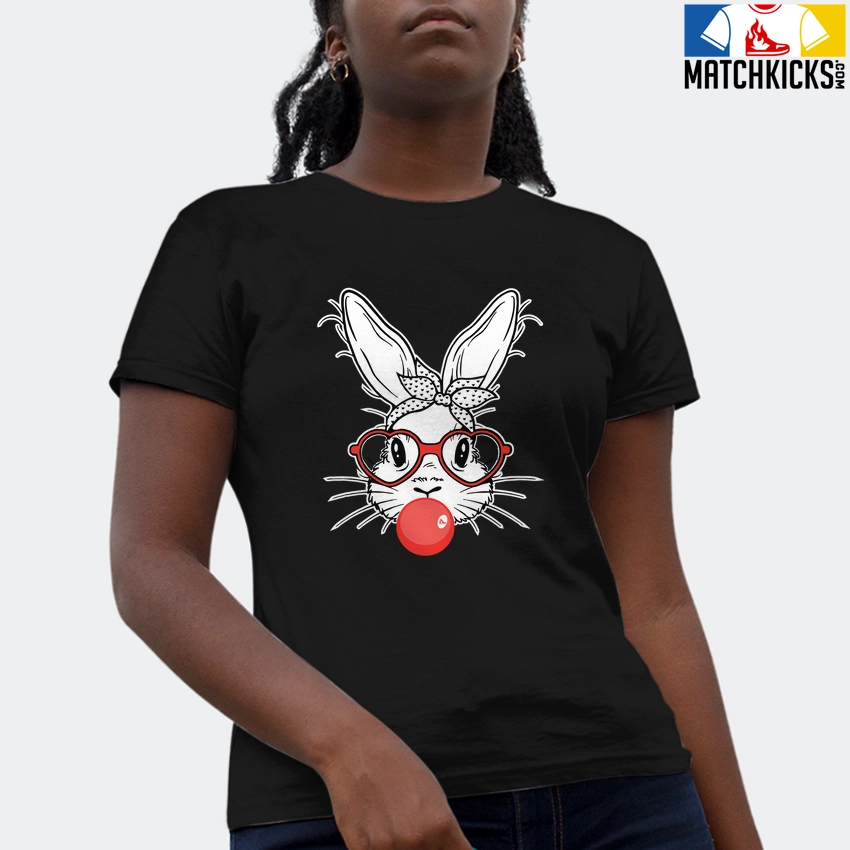 T-Shirt - Nike Dunk Low EMB NBA 75th Anniversary Chicago - Sneaker-Matching T-Shirt (Bunny Blowin Bubble) 4 T-Shirt - Nike Dunk Low EMB NBA 75th Anniversary Chicago - Sneaker-Matching T-Shirt (Bunny Blowin Bubble) - Image 2