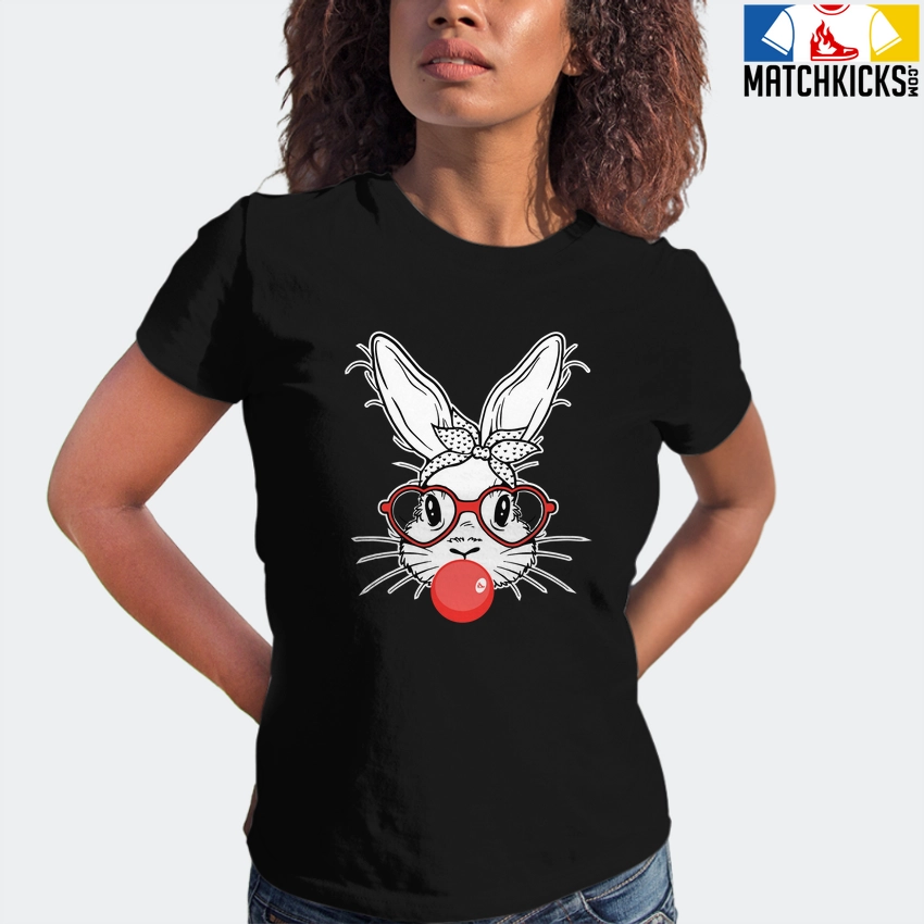 T-Shirt - Nike Dunk Low EMB NBA 75th Anniversary Chicago - Sneaker-Matching T-Shirt (Bunny Blowin Bubble) 6 T-Shirt - Nike Dunk Low EMB NBA 75th Anniversary Chicago - Sneaker-Matching T-Shirt (Bunny Blowin Bubble) - Image 4