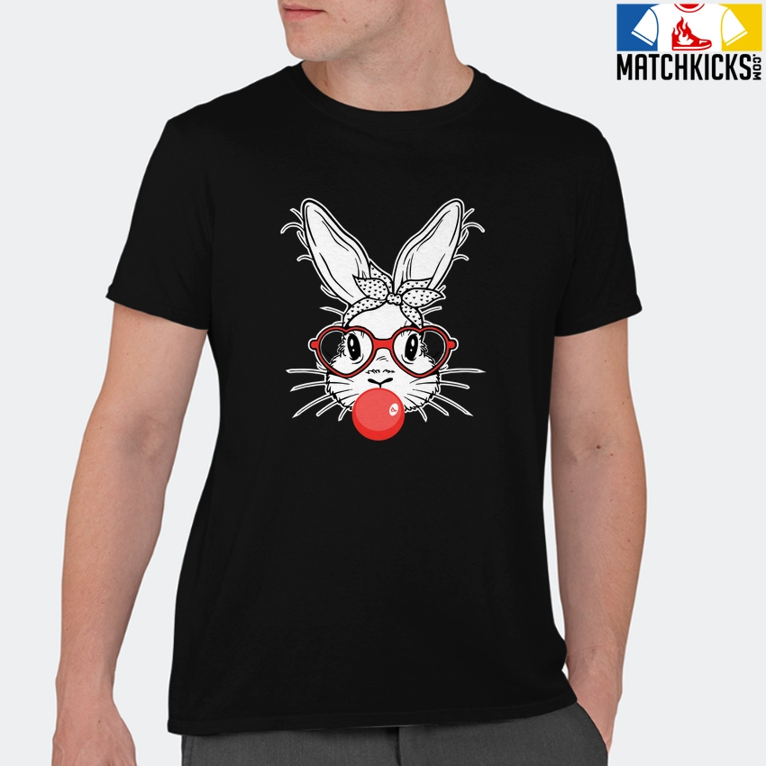 T-Shirt - Nike Dunk Low EMB NBA 75th Anniversary Chicago - Sneaker-Matching T-Shirt (Bunny Blowin Bubble) 11 T-Shirt - Nike Dunk Low EMB NBA 75th Anniversary Chicago - Sneaker-Matching T-Shirt (Bunny Blowin Bubble) - Image 9