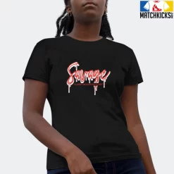 T-Shirt - Nike Dunk Low EMB NBA 75th Anniversary Chicago - Sneaker-Matching T-Shirt (Savage Classy Bougie Ratchet) -Nike Dunk shop online mockupGenerator 2838