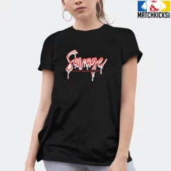 T-Shirt - Nike Dunk Low EMB NBA 75th Anniversary Chicago - Sneaker-Matching T-Shirt (Savage Classy Bougie Ratchet) -Nike Dunk shop online mockupGenerator 2843