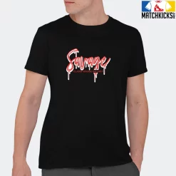 T-Shirt - Nike Dunk Low EMB NBA 75th Anniversary Chicago - Sneaker-Matching T-Shirt (Savage Classy Bougie Ratchet) -Nike Dunk shop online mockupGenerator 2844