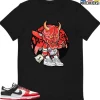 T-Shirt - Nike Dunk Low EMB NBA 75th Anniversary Chicago - Sneaker-Matching T-Shirt (Money Devil) -Nike Dunk shop online mockupGenerator 2846