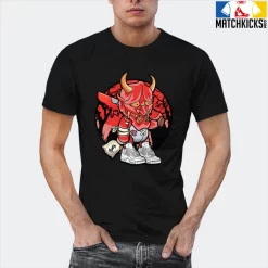 T-Shirt - Nike Dunk Low EMB NBA 75th Anniversary Chicago - Sneaker-Matching T-Shirt (Money Devil) 21 T-Shirt - Nike Dunk Low EMB NBA 75th Anniversary Chicago - Sneaker-Matching T-Shirt (Money Devil) -Nike Dunk shop online mockupGenerator 2854