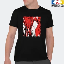 T-Shirt - Nike Dunk Low EMB NBA 75th Anniversary Chicago - Sneaker-Matching T-Shirt (Abstract) -Nike Dunk shop online mockupGenerator 2871