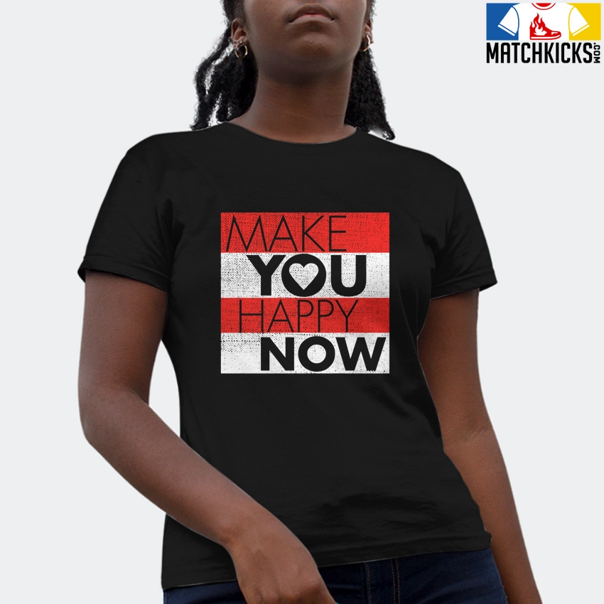 T-Shirt - Nike Dunk Low EMB NBA 75th Anniversary Chicago - Sneaker-Matching T-Shirt (Make You Happy Now) 4 T-Shirt - Nike Dunk Low EMB NBA 75th Anniversary Chicago - Sneaker-Matching T-Shirt (Make You Happy Now) - Image 2