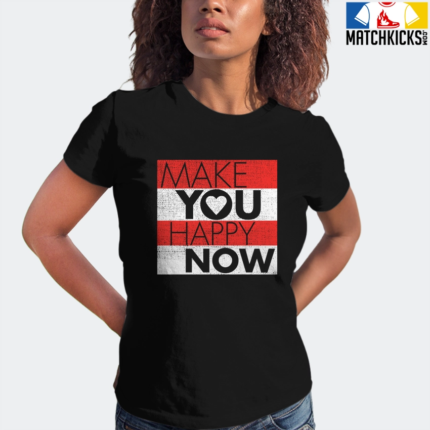 T-Shirt - Nike Dunk Low EMB NBA 75th Anniversary Chicago - Sneaker-Matching T-Shirt (Make You Happy Now) 6 T-Shirt - Nike Dunk Low EMB NBA 75th Anniversary Chicago - Sneaker-Matching T-Shirt (Make You Happy Now) - Image 4