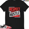 T-Shirt - Nike Dunk Low EMB NBA 75th Anniversary Chicago - Sneaker-Matching T-Shirt (RESPECT The HUSTLE) -Nike Dunk shop online mockupGenerator 2900