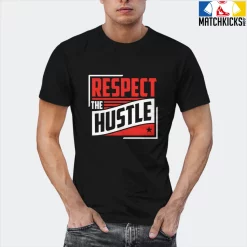 T-Shirt - Nike Dunk Low EMB NBA 75th Anniversary Chicago - Sneaker-Matching T-Shirt (RESPECT The HUSTLE) -Nike Dunk shop online mockupGenerator 2908