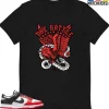T-Shirt - Nike Dunk Low EMB NBA 75th Anniversary Chicago - Sneaker-Matching T-Shirt (The Battle)