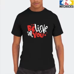 T-Shirt - Nike Dunk Low EMB NBA 75th Anniversary Chicago - Sneaker-Matching T-Shirt (Believe In You) -Nike Dunk shop online mockupGenerator 2940