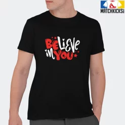 T-Shirt - Nike Dunk Low EMB NBA 75th Anniversary Chicago - Sneaker-Matching T-Shirt (Believe In You) -Nike Dunk shop online mockupGenerator 2943