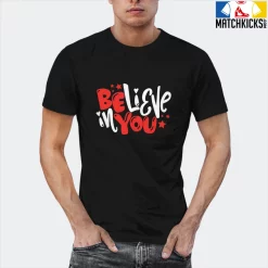 T-Shirt - Nike Dunk Low EMB NBA 75th Anniversary Chicago - Sneaker-Matching T-Shirt (Believe In You) -Nike Dunk shop online mockupGenerator 2944