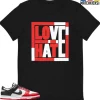 T-Shirt - Nike Dunk Low EMB NBA 75th Anniversary Chicago - Sneaker-Matching T-Shirt (Love Over Hate) -Nike Dunk shop online mockupGenerator 2972
