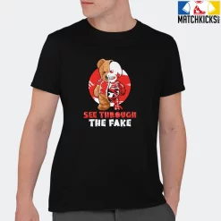 T-Shirt - Nike Dunk Low EMB NBA 75th Anniversary Chicago - Sneaker-Matching T-Shirt (See Through The Fake) -Nike Dunk shop online mockupGenerator 3006