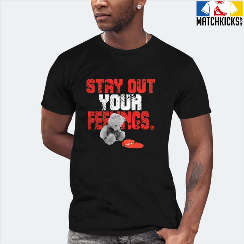 T-Shirt - Nike Dunk Low EMB NBA 75th Anniversary Chicago - Sneaker-Matching T-Shirt (Stay Out Your Feelings) 7 T-Shirt - Nike Dunk Low EMB NBA 75th Anniversary Chicago - Sneaker-Matching T-Shirt (Stay Out Your Feelings) - Image 5