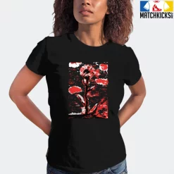 T-Shirt - Nike Dunk Low EMB NBA 75th Anniversary Chicago - Sneaker-Matching T-Shirt (Single Flower) -Nike Dunk shop online mockupGenerator 3028