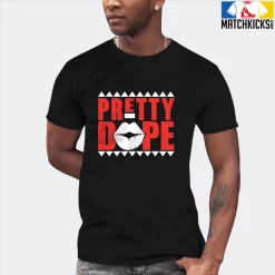 T-Shirt - Nike Dunk Low EMB NBA 75th Anniversary Chicago - Sneaker-Matching T-Shirt (Pretty DOPE) -Nike Dunk shop online mockupGenerator 3074