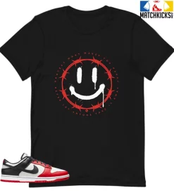 T-Shirt - Nike Dunk Low EMB NBA 75th Anniversary Chicago - Sneaker-Matching T-Shirt (PROTECT)
