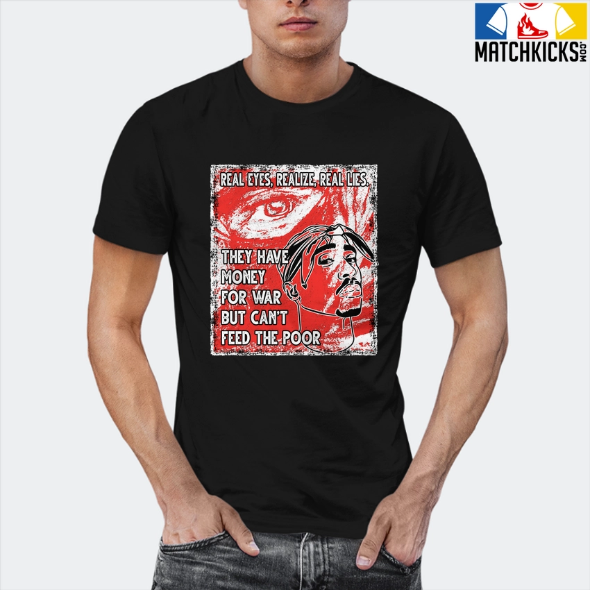 T-Shirt - Nike Dunk Low EMB NBA 75th Anniversary Chicago - Sneaker-Matching T-Shirt (TUPAC Real Eyes Realize Real Lies) 12 T-Shirt - Nike Dunk Low EMB NBA 75th Anniversary Chicago - Sneaker-Matching T-Shirt (TUPAC Real Eyes Realize Real Lies) - Image 10