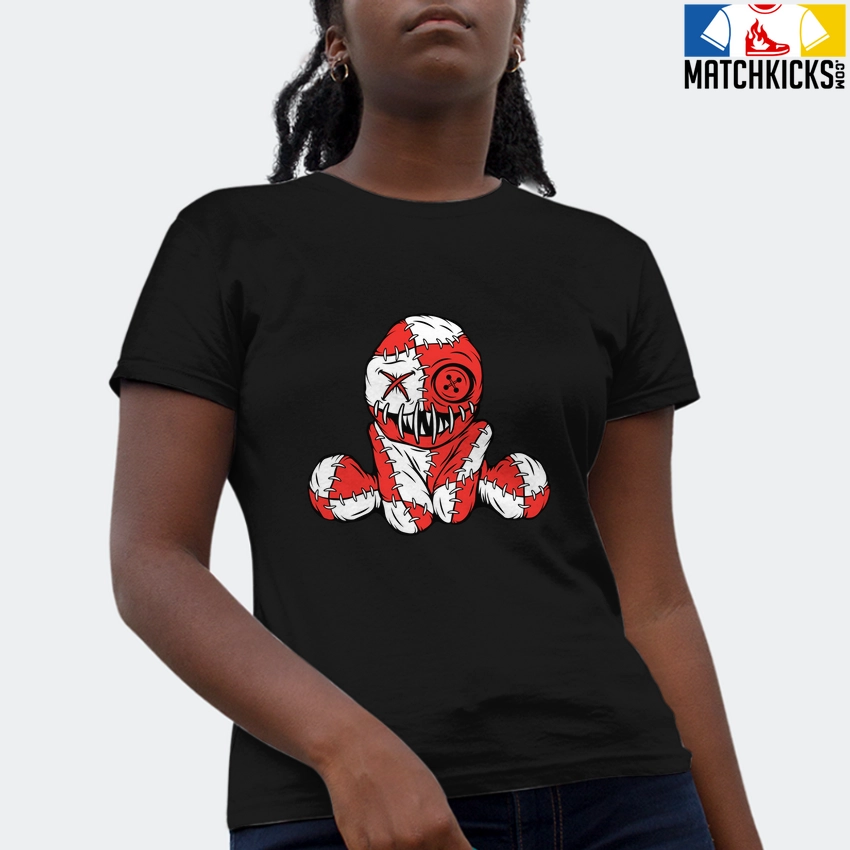 T-Shirt - Nike Dunk Low EMB NBA 75th Anniversary Chicago - Sneaker-Matching T-Shirt (VOODOO BEAR) 4 T-Shirt - Nike Dunk Low EMB NBA 75th Anniversary Chicago - Sneaker-Matching T-Shirt (VOODOO BEAR) - Image 2