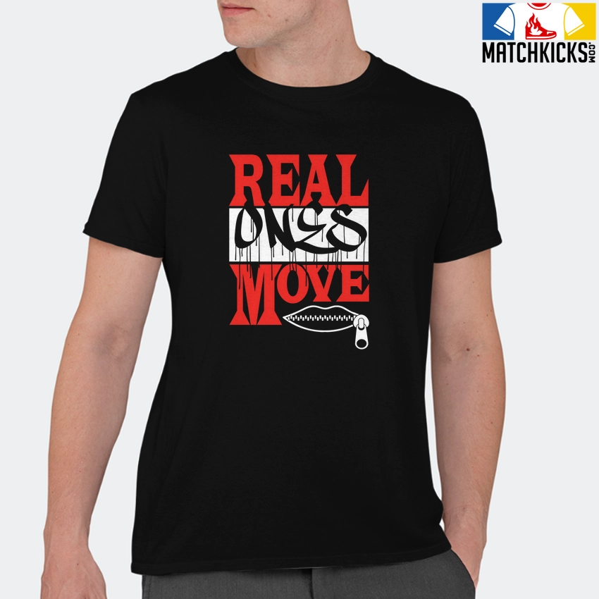 T-Shirt - Nike Dunk Low EMB NBA 75th Anniversary Chicago - Sneaker-Matching T-Shirt (REAL ONES MOVE) 11 T-Shirt - Nike Dunk Low EMB NBA 75th Anniversary Chicago - Sneaker-Matching T-Shirt (REAL ONES MOVE) - Image 9