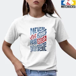 T-Shirt - Nike Dunk High Washed Denim Pack - Sneaker-Matching T-Shirt (Never Let Fear Decide) -Nike Dunk shop online mockupGenerator 319