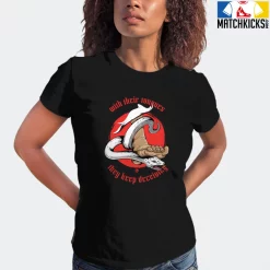 T-Shirt - Nike Dunk Low EMB NBA 75th Anniversary Chicago - Sneaker-Matching T-Shirt (With Their Tongues) -Nike Dunk shop online mockupGenerator 3190