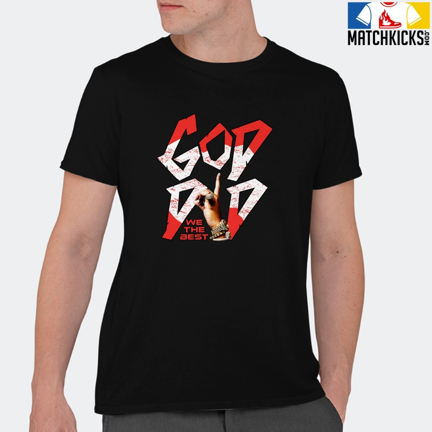 T-Shirt - Nike Dunk Low EMB NBA 75th Anniversary Chicago - Sneaker-Matching T-Shirt (God Did) 11 T-Shirt - Nike Dunk Low EMB NBA 75th Anniversary Chicago - Sneaker-Matching T-Shirt (God Did) - Image 9