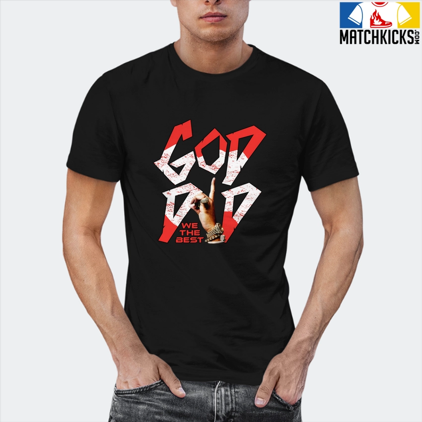 T-Shirt - Nike Dunk Low EMB NBA 75th Anniversary Chicago - Sneaker-Matching T-Shirt (God Did) 12 T-Shirt - Nike Dunk Low EMB NBA 75th Anniversary Chicago - Sneaker-Matching T-Shirt (God Did) - Image 10