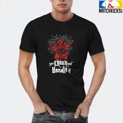 T-Shirt - Nike Dunk Low EMB NBA 75th Anniversary Chicago - Sneaker-Matching T-Shirt (ADJUST Your CROWN And Handle It) -Nike Dunk shop online mockupGenerator 3223