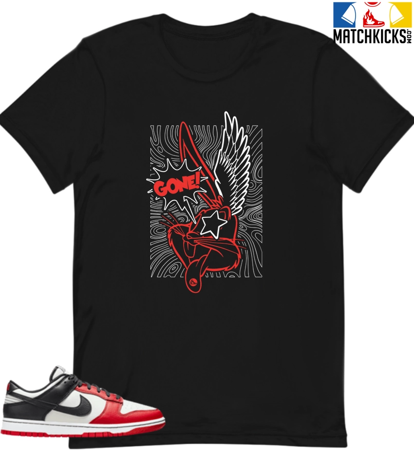 T-Shirt - Nike Dunk Low EMB NBA 75th Anniversary Chicago - Sneaker-Matching T-Shirt (GONE) 3 T-Shirt - Nike Dunk Low EMB NBA 75th Anniversary Chicago - Sneaker-Matching T-Shirt (GONE)