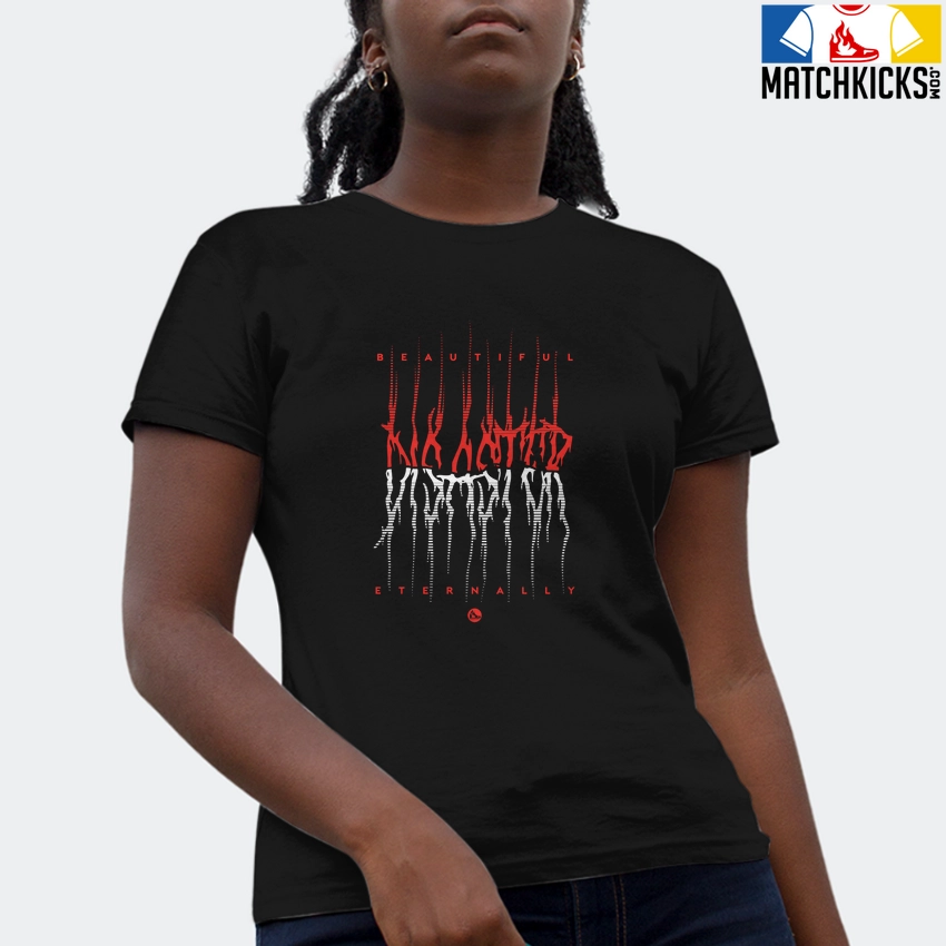 T-Shirt - Nike Dunk Low EMB NBA 75th Anniversary Chicago - Sneaker-Matching T-Shirt (Disaster) 4 T-Shirt - Nike Dunk Low EMB NBA 75th Anniversary Chicago - Sneaker-Matching T-Shirt (Disaster) - Image 2