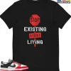 T-Shirt - Nike Dunk Low EMB NBA 75th Anniversary Chicago - Sneaker-Matching T-Shirt (Stop Existing Start Living) 1 T-Shirt - Nike Dunk Low EMB NBA 75th Anniversary Chicago - Sneaker-Matching T-Shirt (Stop Existing Start Living) -Nike Dunk shop online mockupGenerator 3251
